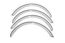 Ford Mondeo 2000-2007 Fender trims (4 pcs, black) photo 6