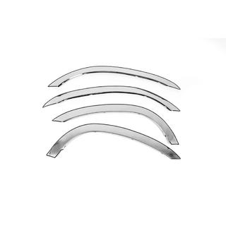 Fender flares (4 pcs, stainless steel) Hyundai Santa Fe 1 2000-2006 photo 2
