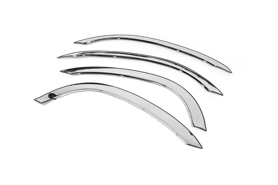 Hyundai Santa Fe 1 2000-2006 Fender flares (4 pcs, stainless steel) Photo 3