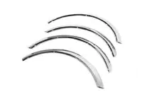 Hyundai Getz 2002- Fender flares (4 pcs, stainless steel) photo 3