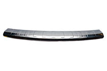 Volkswagen Caddy 2010-2015 Rear bumper protector with large wrap (Elite, stainless steel) photo 2