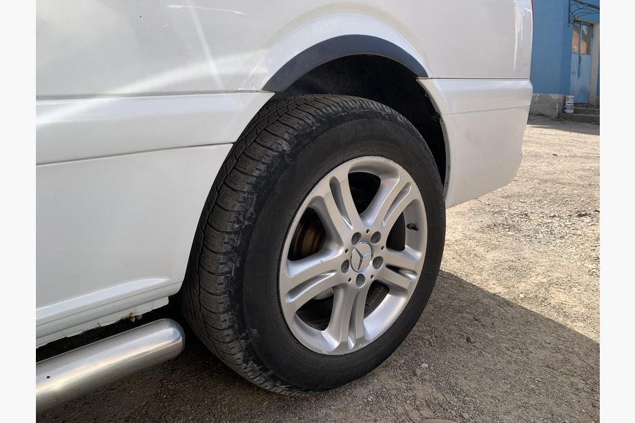 Mercedes Vito W639 2004-2014 Fender flares (4 pcs, black) Photo 7