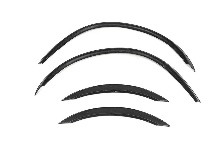 Mercedes C-class W203 2000-2007 Fender Flares SD (4 pcs, black metal) Image