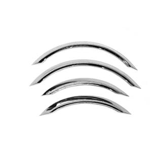 Fender flares (4 pcs, stainless steel) Mercedes C-class W202 1993-2001 photo 2