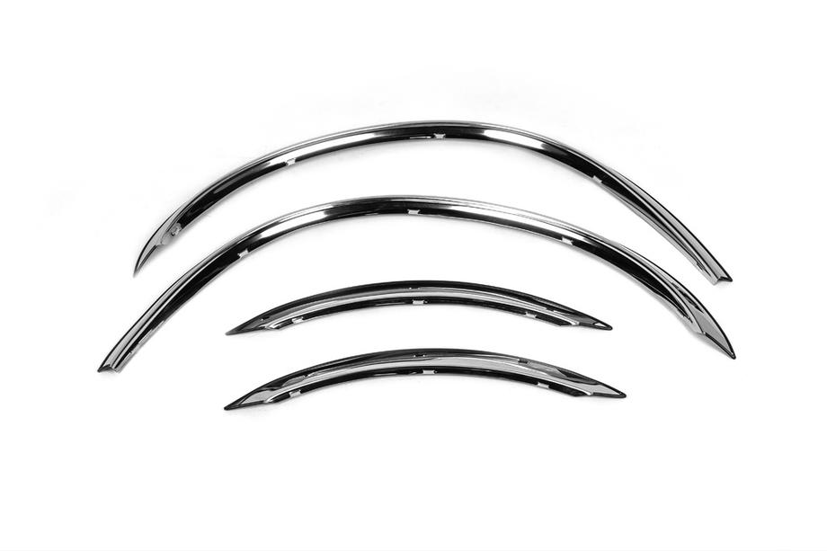 Mercedes C-class W203 2000-2007 Fender flares (4 pcs, stainless steel) Photo 2