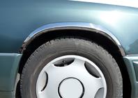 Mercedes E-class W124 1984–1997 Fender Trim 1989-1995 (4 pcs, Stainless Steel) photo 3
