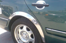 Mercedes E-class W210 1995-2002 Fender flares (4 pcs, stainless steel) photo 3