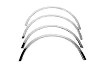 Mercedes E-class W212 2009-2016 Fender flares (4 pcs, stainless steel) photo 2