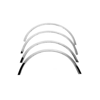 Fender flares (4 pcs, stainless steel) Mercedes E-сlass W212 2009-2016 photo 2