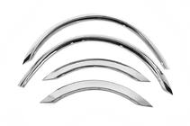 Mercedes S-class W220 1998-2005 Fender flares (4 pcs, stainless steel) photo 3