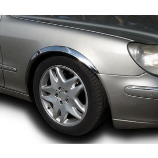 Fender flares (4 pcs, stainless steel) Mercedes S-сlass W220 1998-2005 photo 2