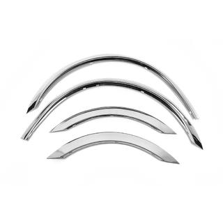 Fender flares (4 pcs, stainless steel) Mercedes S-сlass W220 1998-2005 photo 3
