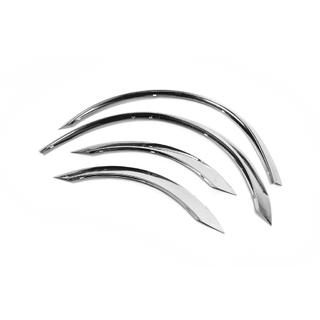 Fender flares (4 pcs, stainless steel) Mercedes S-сlass W220 1998-2005 photo 4