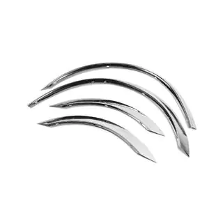 Fender flares (4 pcs, stainless steel) photo 4