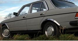 Mercedes W123 1975-1986 Fender flares (4 pcs, stainless steel) photo 5