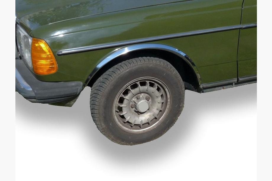 Mercedes W123 1975-1986 Fender flares (4 pcs, stainless steel) Image
