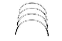 Nissan Micra K12 2003-2010 Fender flares (4 pcs, stainless steel) photo 3