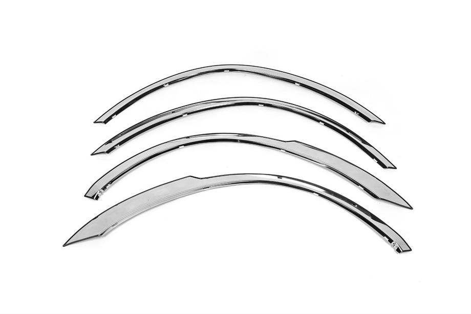 Nissan X-trail T30 2002-2007 Fender flares (4 pcs, stainless steel) Photo 5