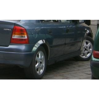 Fender flares (4 pcs, stainless steel) Opel Astra G classic 1998-2012 photo 2
