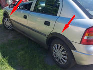 Opel Astra G classic 1998-2012 Fender Flares (SD/HB) (4 pcs, black) photo 1