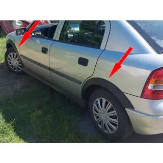 Fender Flares (SD/HB) (4 pcs, black) Opel Astra G classic 1998-2012 photo 1