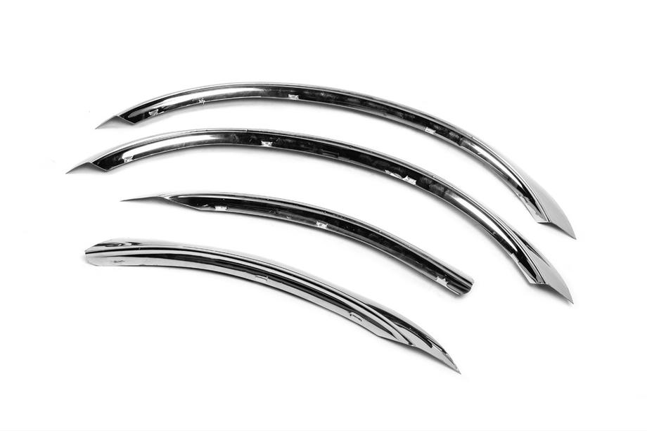 Opel Omega B 1994-2003 Fender flares (4 pcs, stainless steel) Photo 3