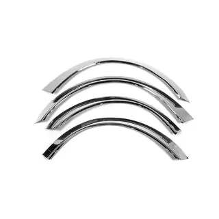 Fender flares (4 pcs, stainless steel) Opel Vectra B 1995-2002 photo 2