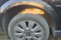Opel Vectra C 2002-2008 Fender Flares SD (4 pcs, black) photo 1