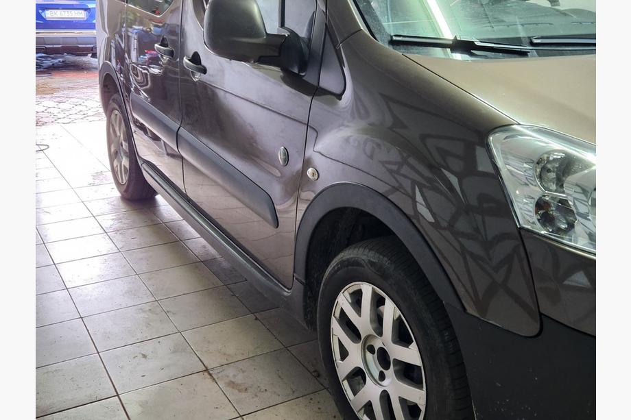Peugeot Partner Tepee 2008-2018 Fender flares (4 pcs, black) XTR, 2 side doors, plastic Photo 9