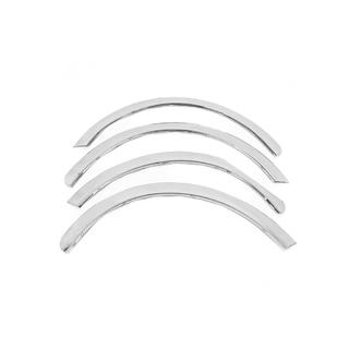 Fender flares (4 pcs, stainless steel) Renault Kangoo 1998-2008 photo 2