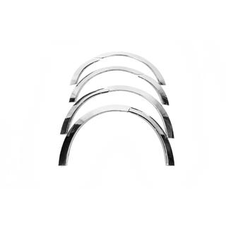 Fender trim (8 pcs, stainless steel) Renault Megane III 2009-2016 photo 2