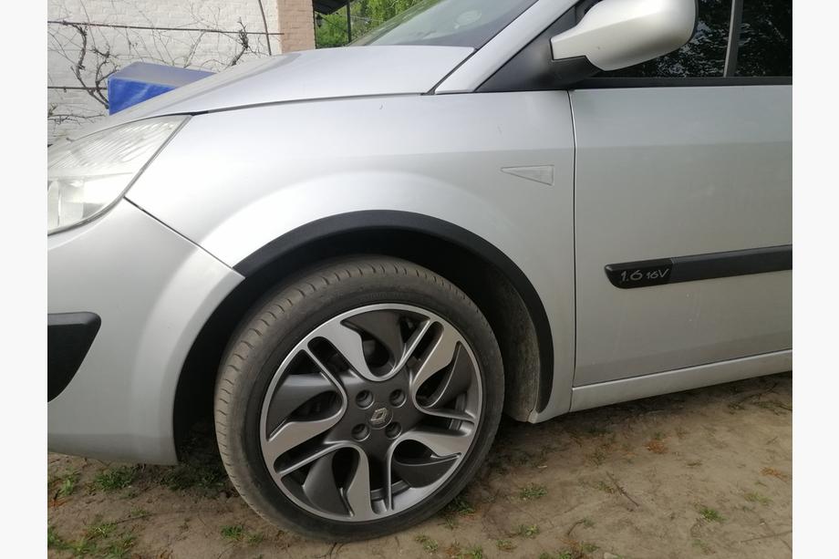 Renault Scenic/Grand 2003-2009 Fender flares (4 pcs, black) Image