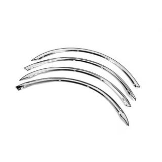 Fender flares (4 pcs, stainless steel) Skoda Octavia II A5 2006-2010 photo 1