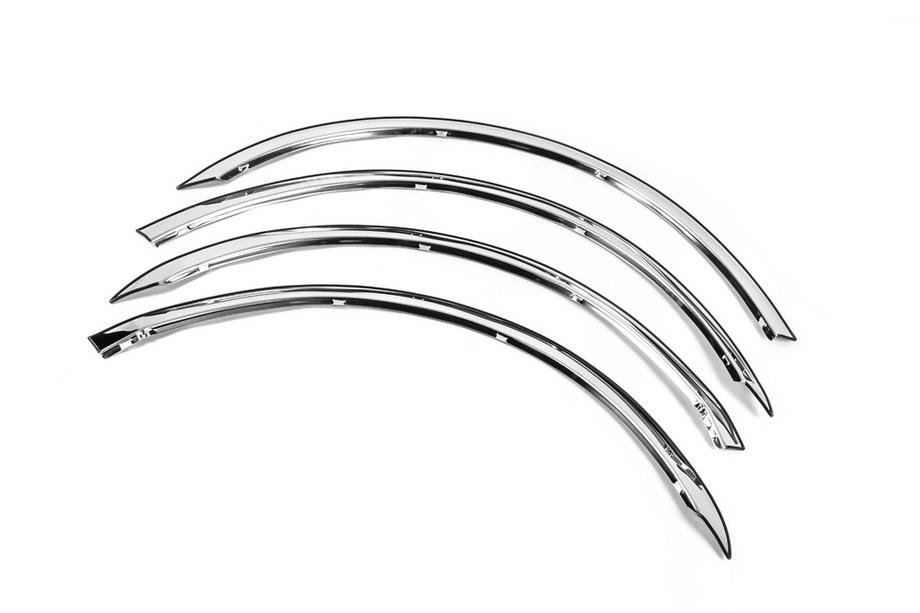 Skoda Octavia II A5 2006-2010 Fender flares (4 pcs, stainless steel) Image