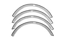 Skoda Roomster 2006-2015 Fender flares (4 pcs, stainless steel) photo 12