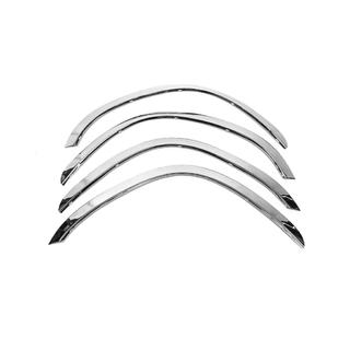 Fender flares (4 pcs, stainless steel) Toyota Rav 4 2006-2013 photo 1