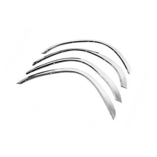 Fender flares (4 pcs, stainless steel) Toyota Rav 4 2006-2013 photo 2