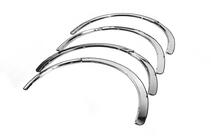 Toyota Yaris 2006-2011 Fender flares (4 pcs, stainless steel) photo 4