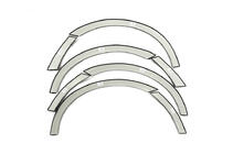 Volvo XC60 2009-2017 Fender Flares (2009-2013, 4 pcs, black) photo 6