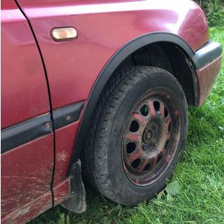 Fender flares (4 pcs, black) photo 1