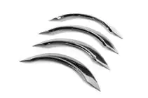 Volkswagen Passat B4 1993-1996 Fender Trim SW (4 pcs, Stainless Steel) photo 2