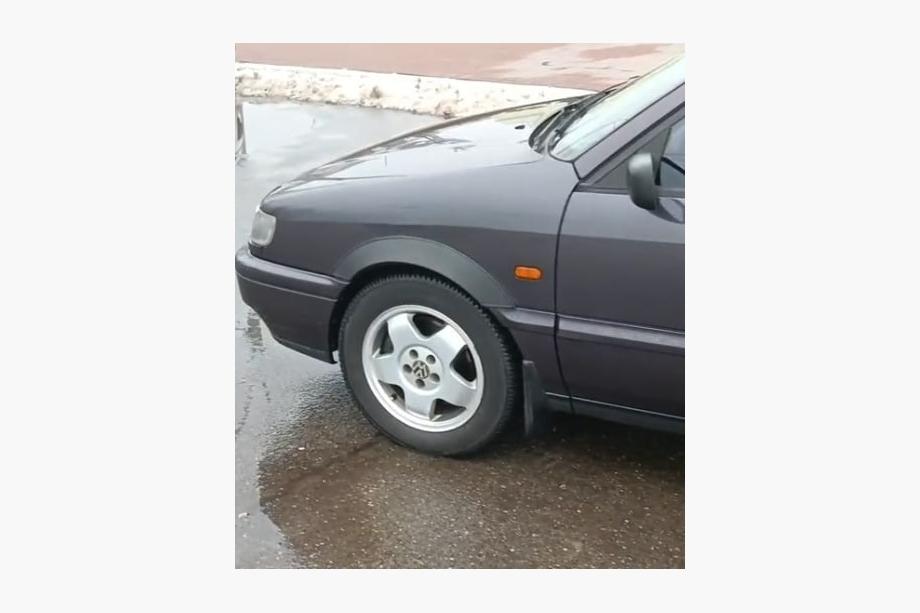 Volkswagen Passat B4 1993-1996 Fender flares (4 pcs, black) Photo 3