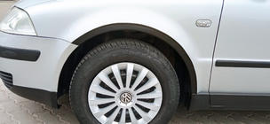 Volkswagen Passat B5 1997-2005 Fender flares (4 pcs, black) SW, 1996-2005, ABS photo 1