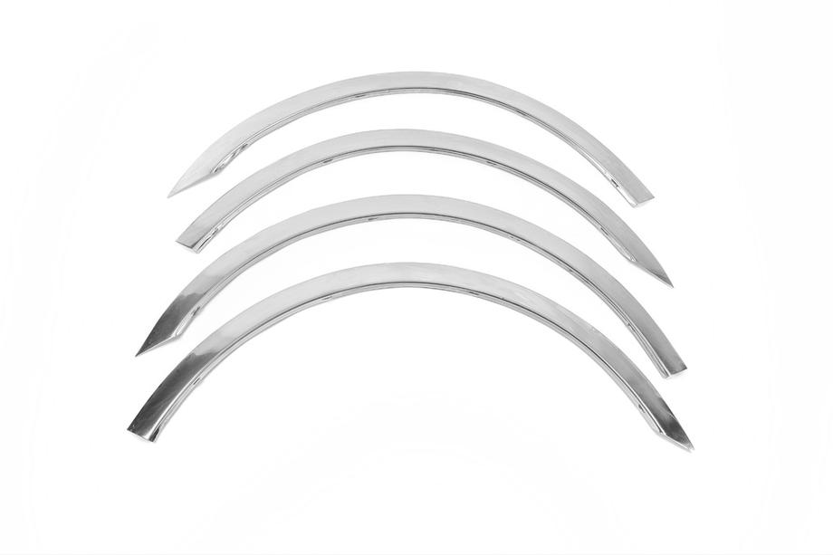 Volkswagen Sharan 1995-2010 Fender Trim (2001-2010, 4 pcs, Stainless Steel) Image