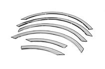 Volkswagen Caddy 2004-2010 Stainless Steel Fender Trim Long Wheelbase photo 5
