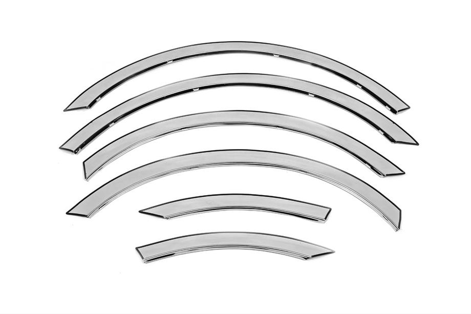 Volkswagen Caddy 2004-2010 Stainless Steel Fender Trim Short wheelbase, 2 sliding doors Photo 2