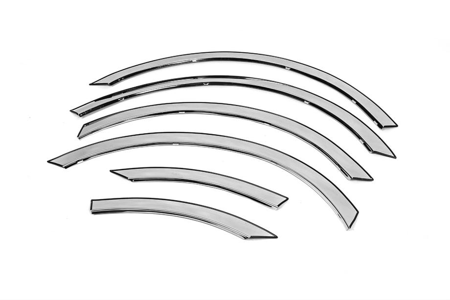 Volkswagen Caddy 2004-2010 Stainless Steel Fender Trim Short wheelbase, 2 sliding doors Photo 5