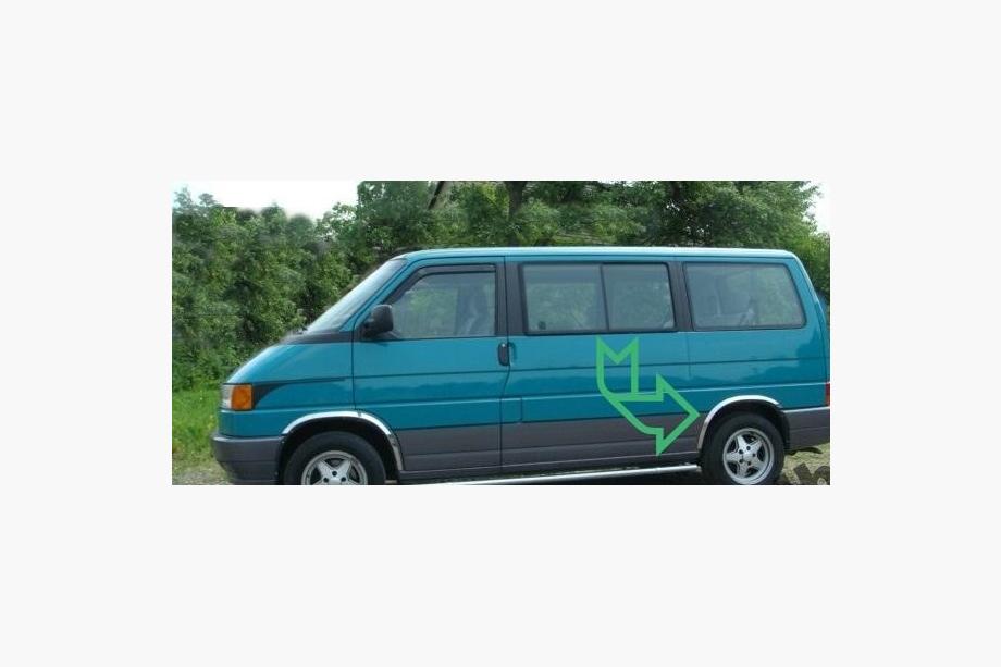 Volkswagen T4 Transporter 1990-2003 Fender flares (4 pcs, stainless steel) Photo 5