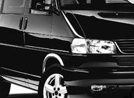 Volkswagen T4 Caravelle/Multivan 1990–2003 Fender flares (4 pcs, stainless steel) photo 3