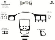 Kia Rio 2000-2005 Dashboard Trim Covers (2000-2002) Aluminum photo 3